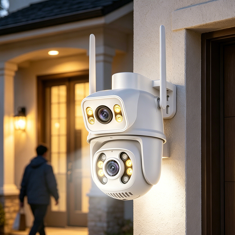 Home Security Google Camera - Caméra dôme PTZ WiFi extérieure à