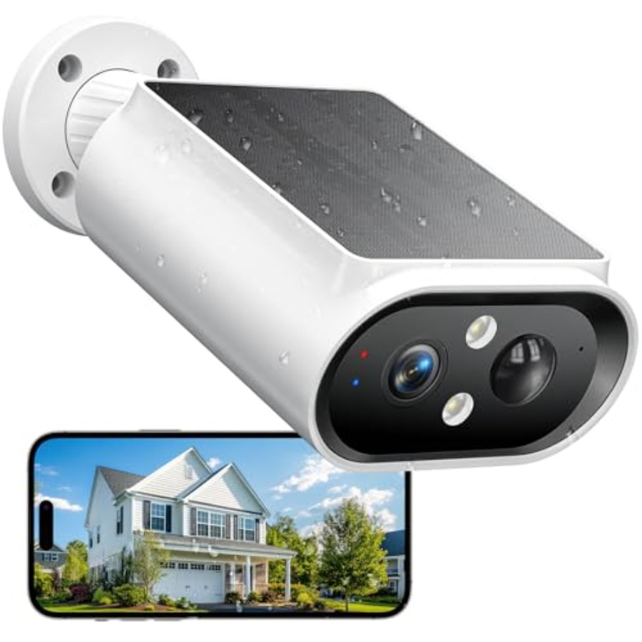 Home Security Cameras Wireless - Caméras de sécurité solaires sans fil