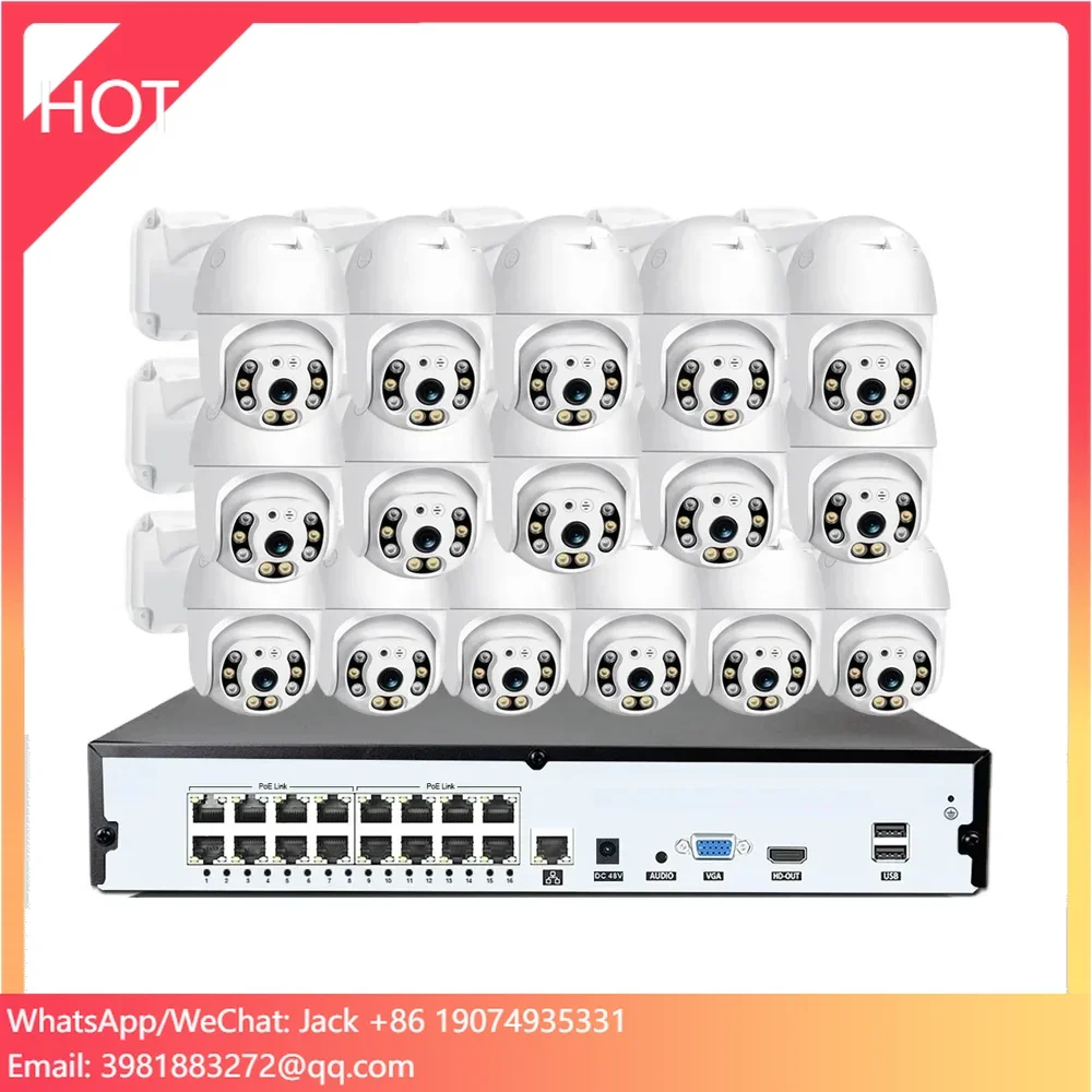 Home Security Kit With Camera - Kit caméra CCTV filaire Colorvu NVR