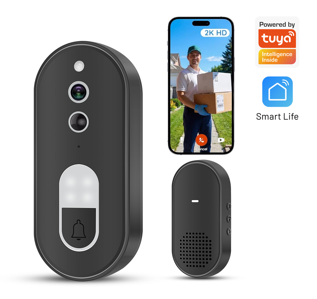 Home Security Google Camera - Sonnette vidéo sans fil WiFi Tuya