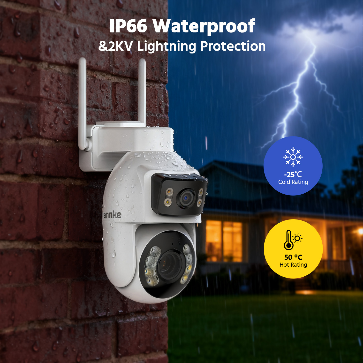 Home Security Google Camera - Caméra de sécurité ANNKE PTZ à