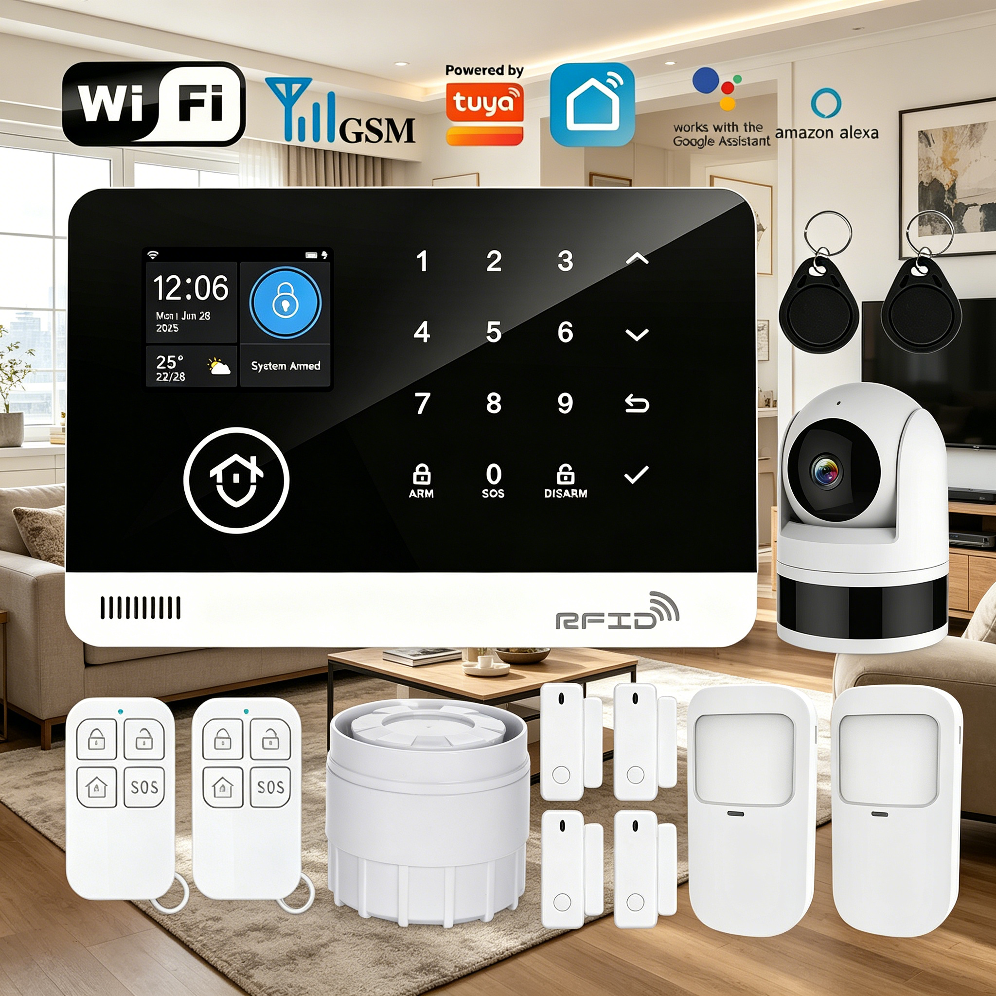 Home Security Google Camera - Système d'alarme anti-intrusion Tugard pour la