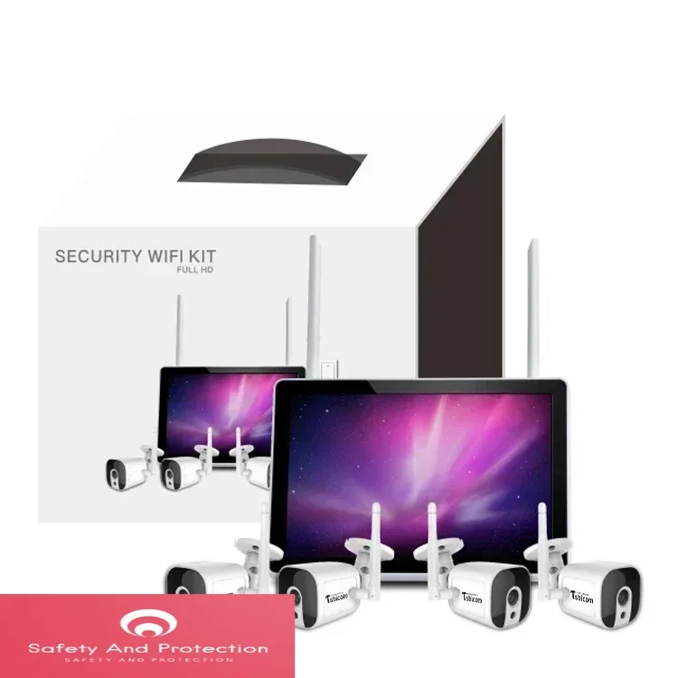 Home Security Kit With Camera - Kit NVR Wi-Fi intelligent TUYA 4CH