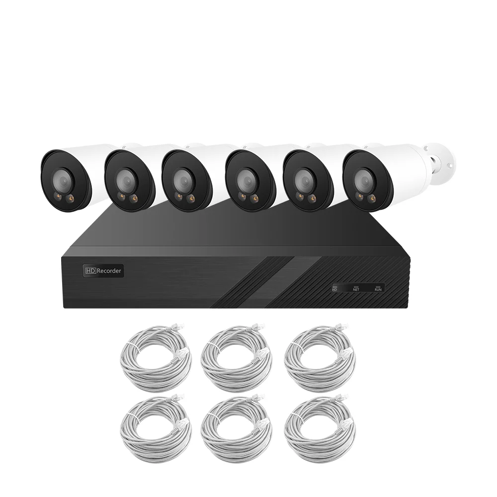 Home Security Kit With Camera - Kits POE 8 canaux 2026, 6x