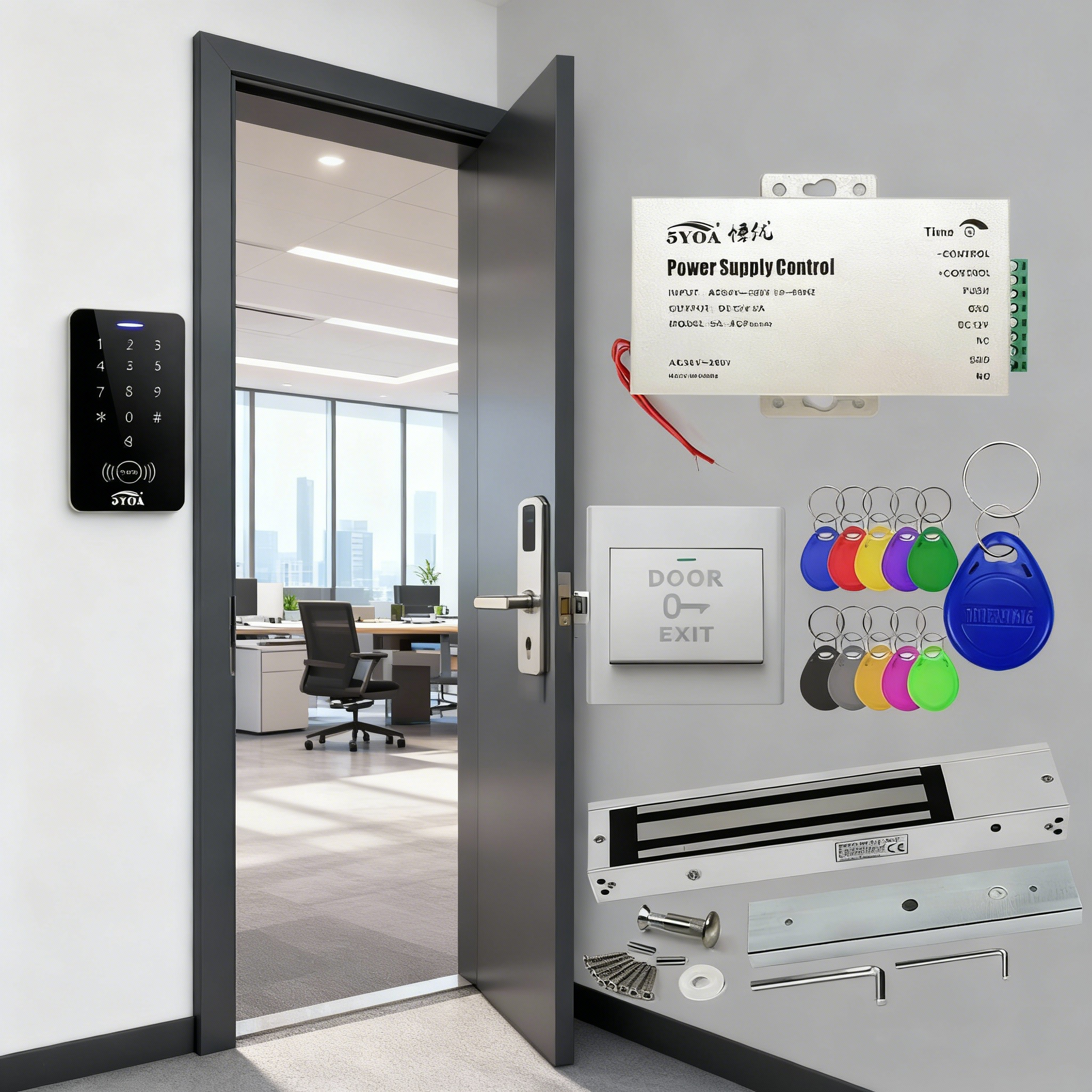 Home Security Lock System - Ouvre-porte électronique 5YOA, système de contrôle