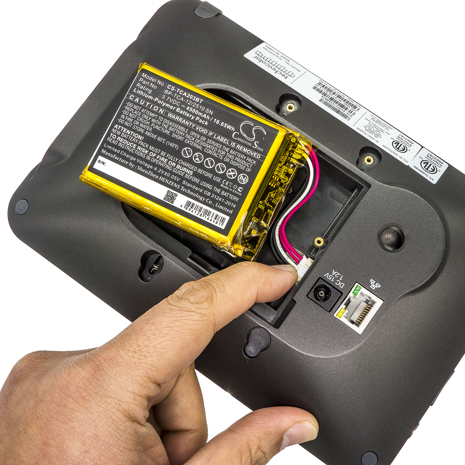Home Security Battery Replacement - Batterie de remplacement CS pour Xfinity,