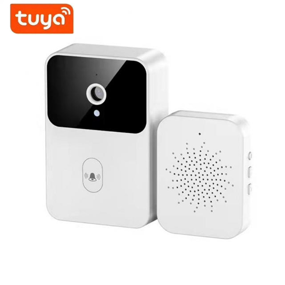 Home Security Video - Sonnette sans fil WiFi Tuya, caméra