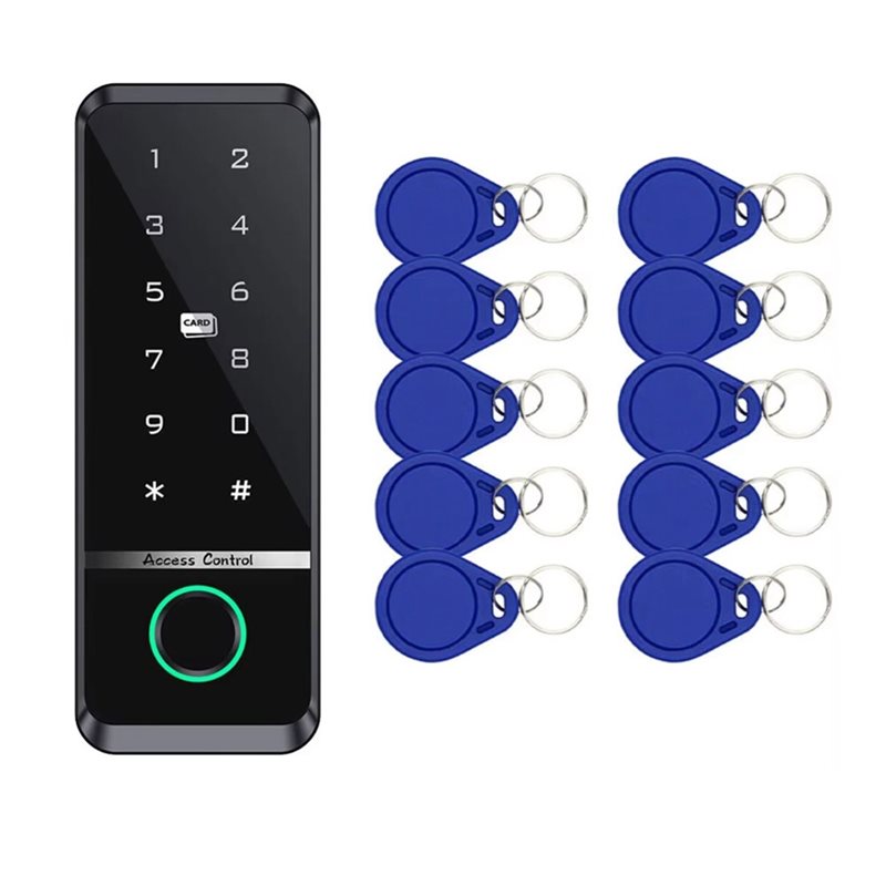 Home Security Lock System - Clavier électronique B08B-RFID, ouvre-porte intelligent Tuya,