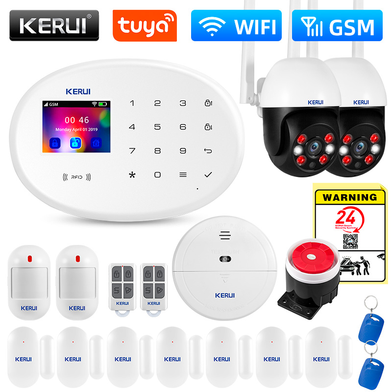 Sim Gsm Alarm - KERbiomWAth- Kit de système d'alarme avec