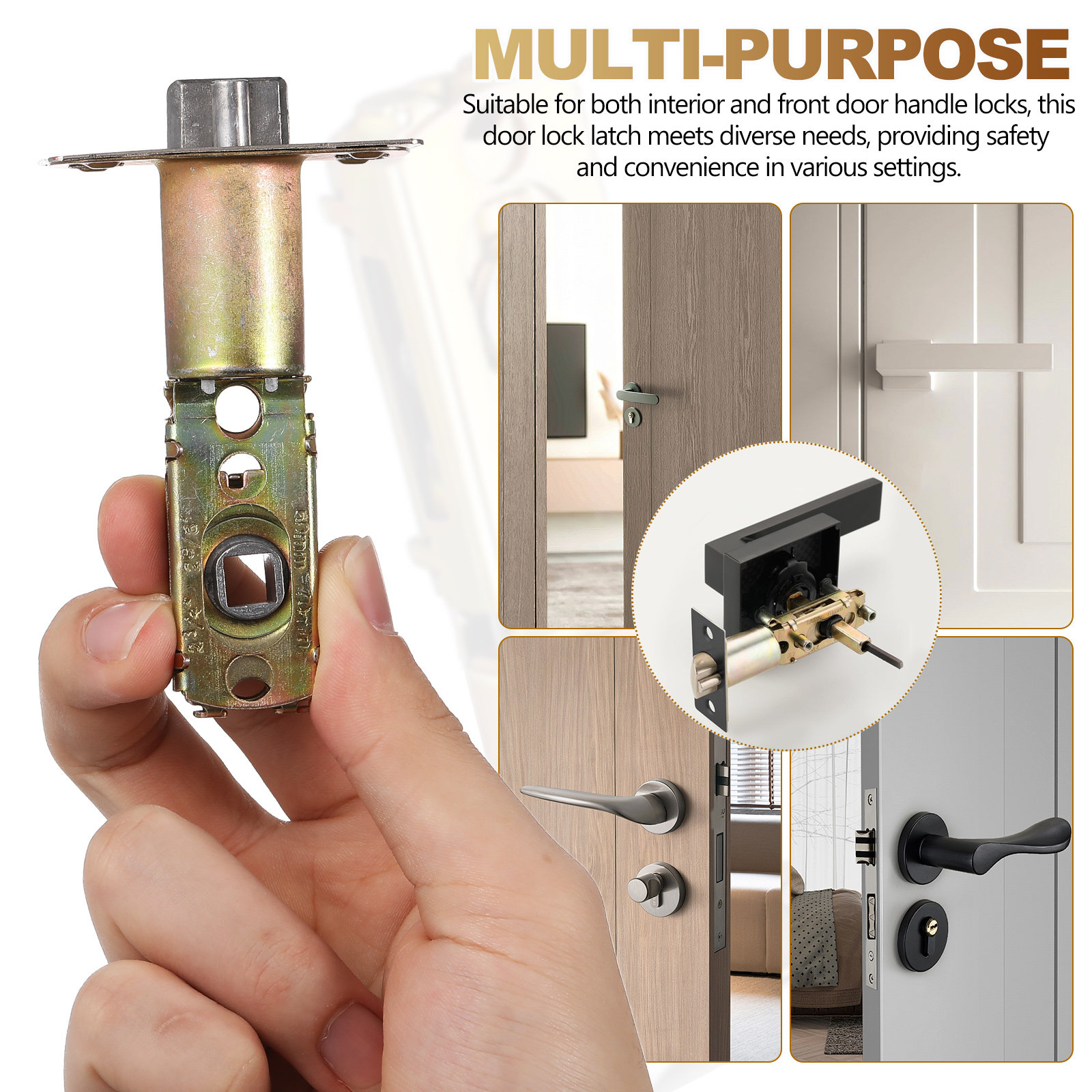Home Security Tapo - Loquet de porte réglable universel, pièce