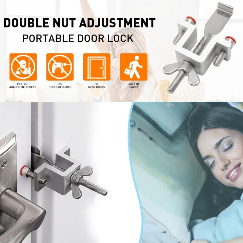 Home Security Tapo - Serrure de porte Portable, serrure d'hôtel