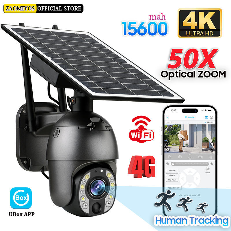 Home Security Battery Replacement - Caméra de surveillance solaire Wi-Fi 4K