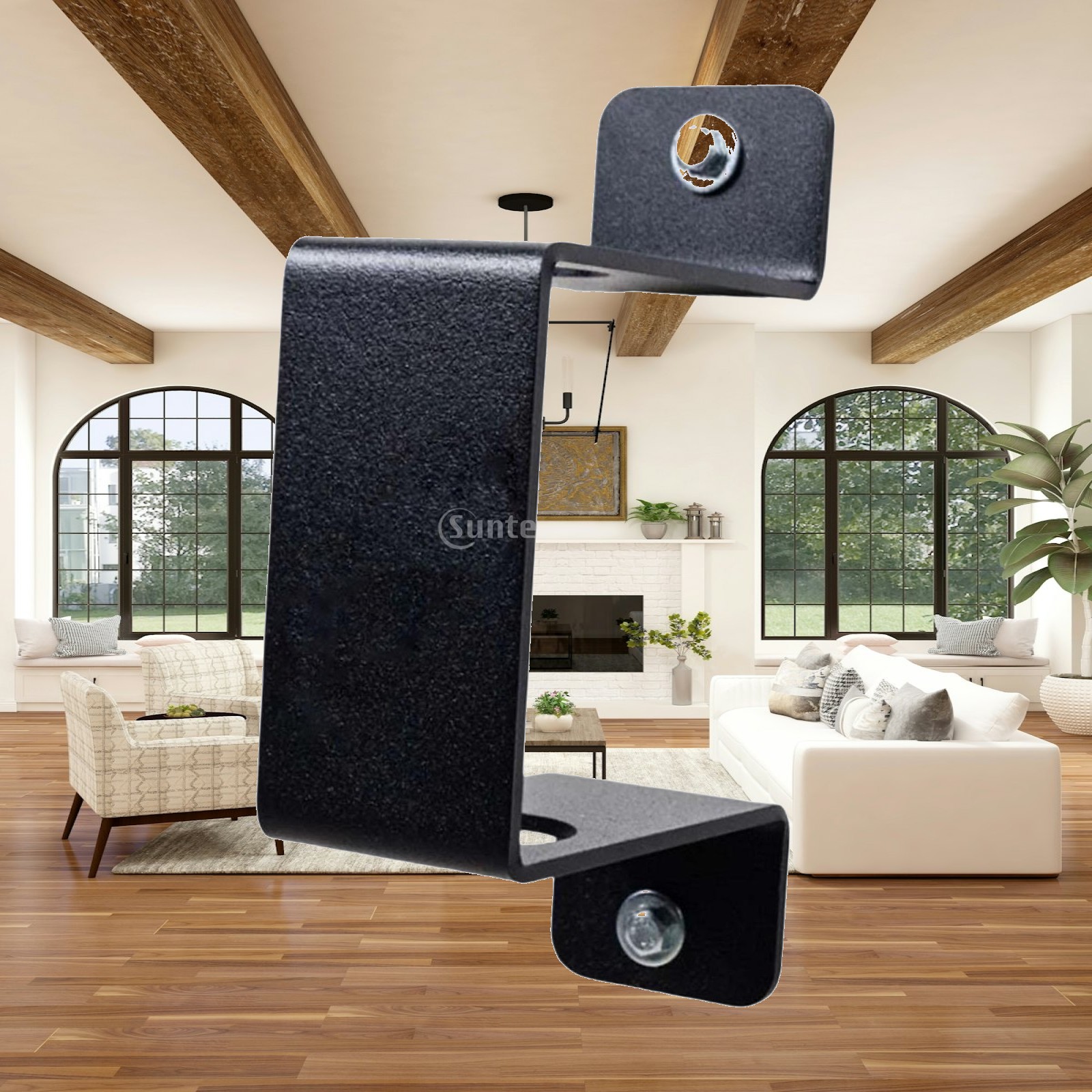 Home Security Training - Support mural pour barres d'haltères en