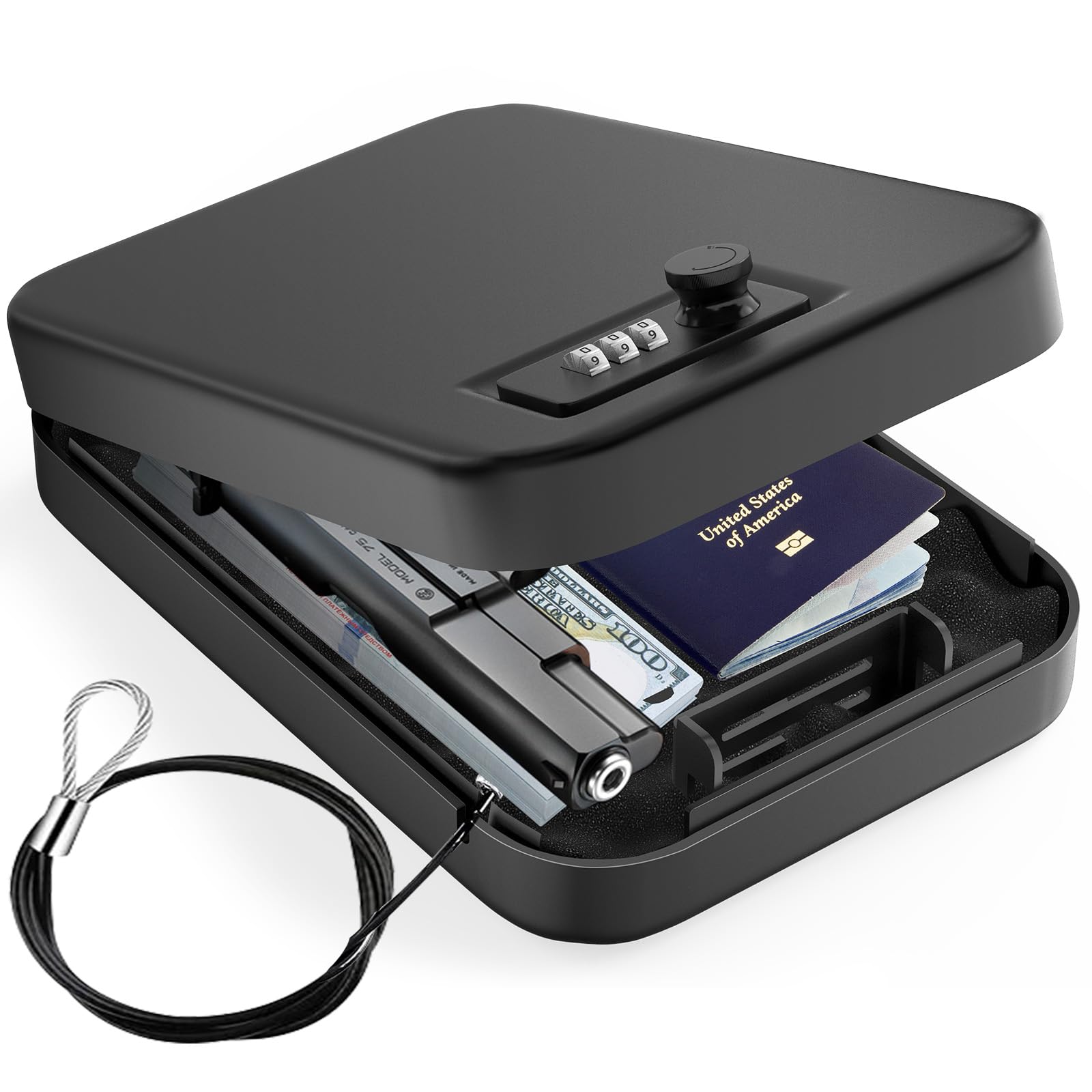 Safe Box Digital - Coffre-fort de sécurité coffre-fort personnel avec