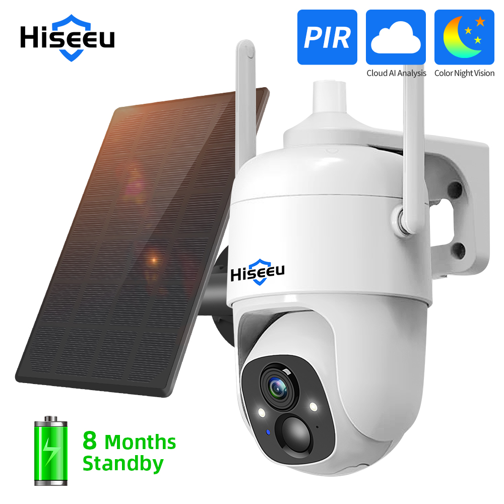 Home Security Cameras Wireless - Hiseeu 3MP Cloud AI WiFi caméra