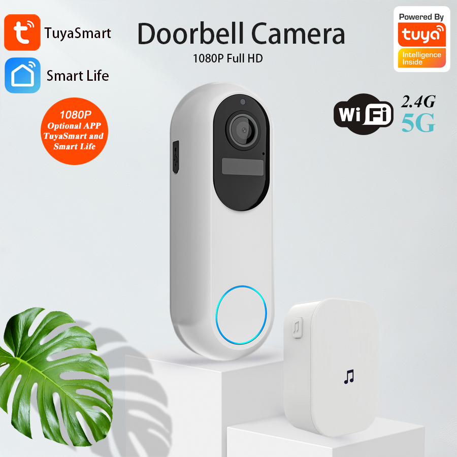 Home Security Google Camera - Tuya – sonnette vidéo intelligente, étanche,