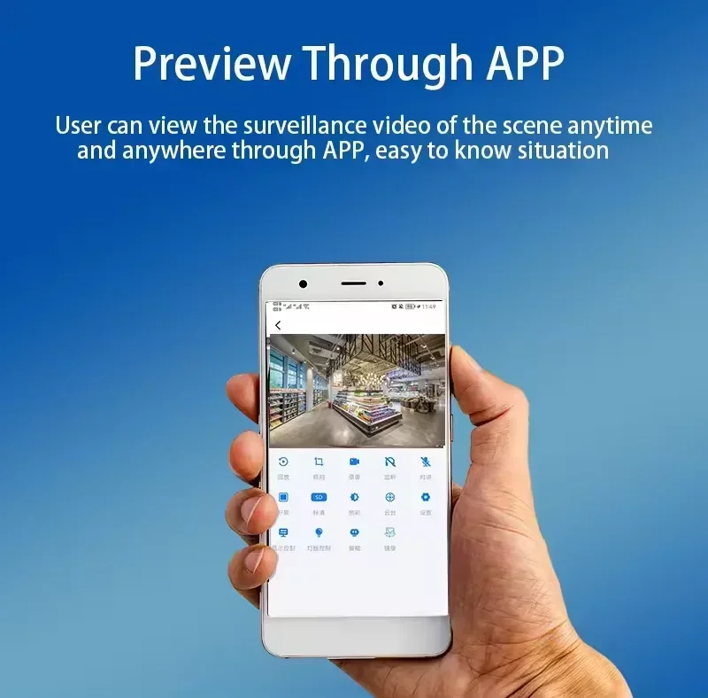 Home Security Kit With Camera - Système de caméra de sécurité PoE
