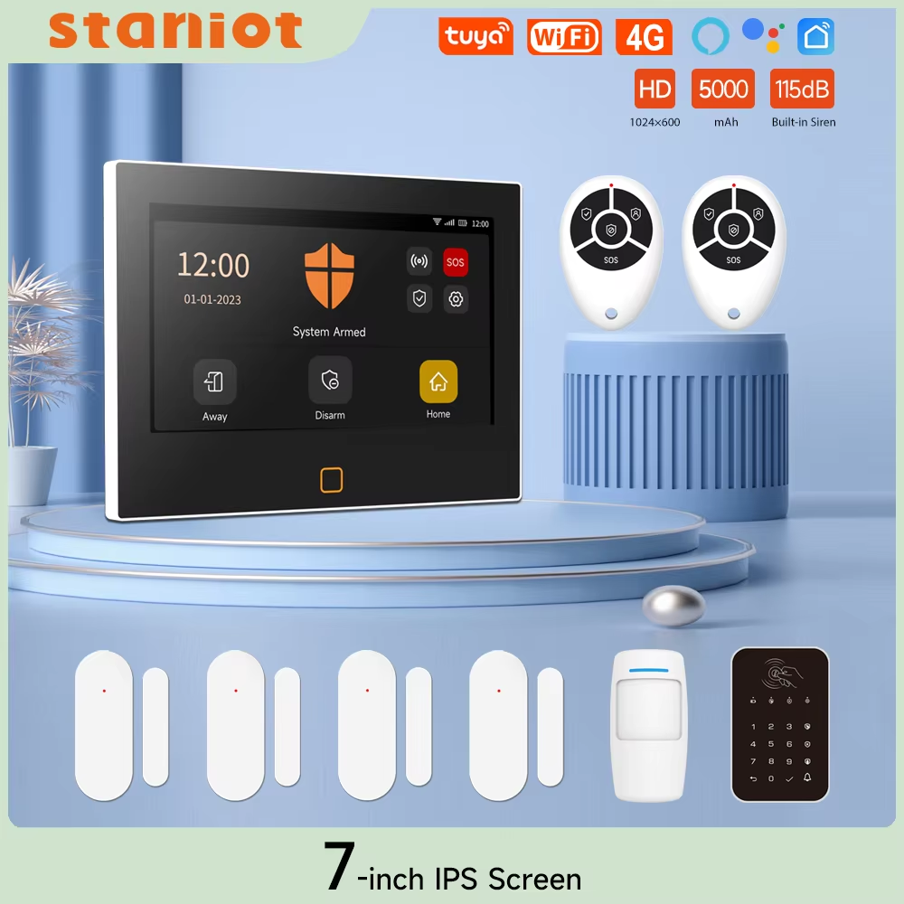 Sim Gsm Alarm - Staniot – 7 pouces système d'alarme