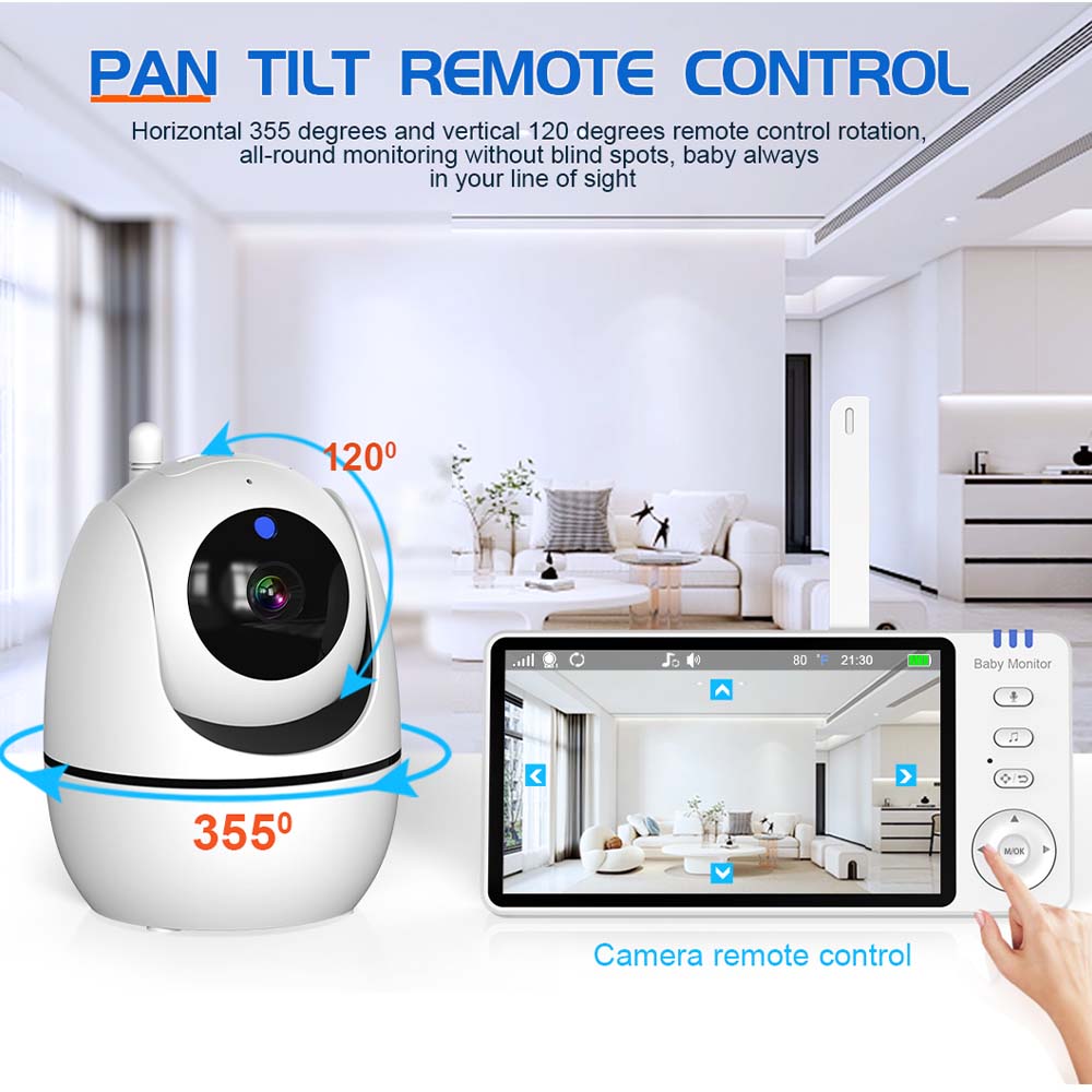 Moniteur vidéo pour bébé de 5  - Home Security Video avis et prix