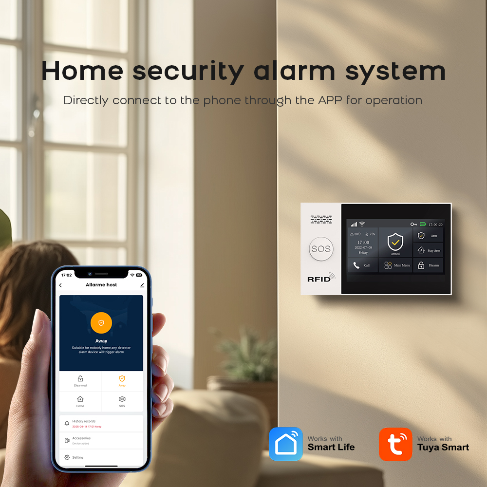PG-107 Tuya sans fil maison WI - Sim Gsm Alarm avis et prix