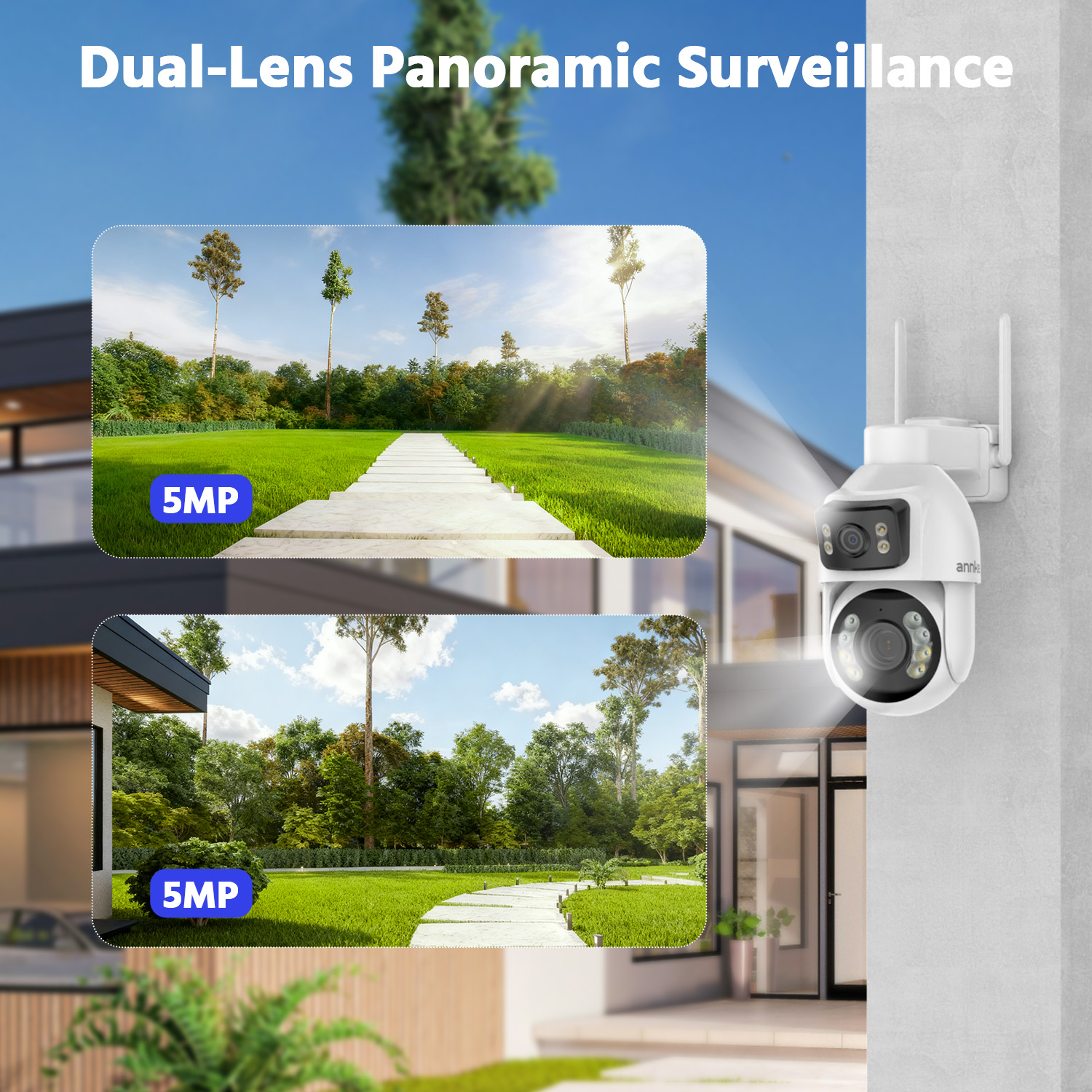 Caméra de sécurité ANNKE PTZ à - Home Security Google Camera avis et prix