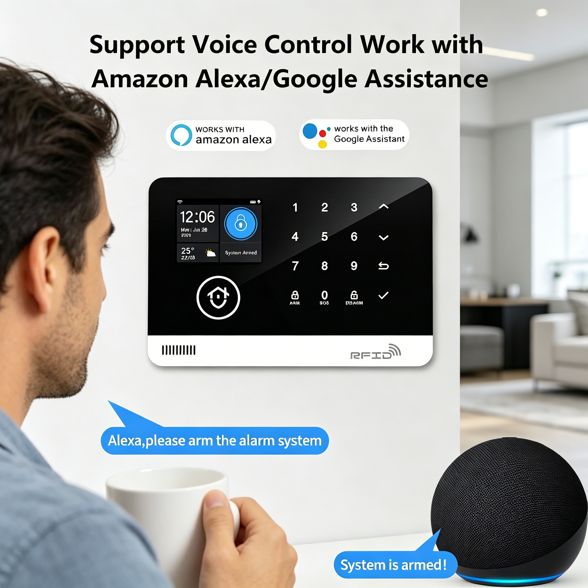Système d'alarme anti-intrusio - Home Security Google Camera avis et prix
