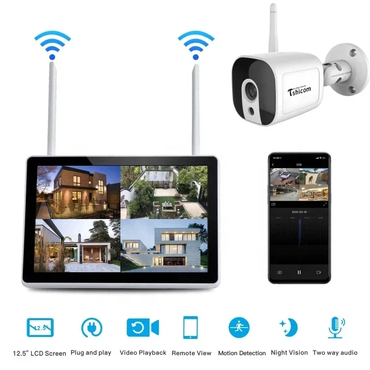Kit NVR Wi-Fi intelligent TUYA - Home Security Kit With Camera avis et prix