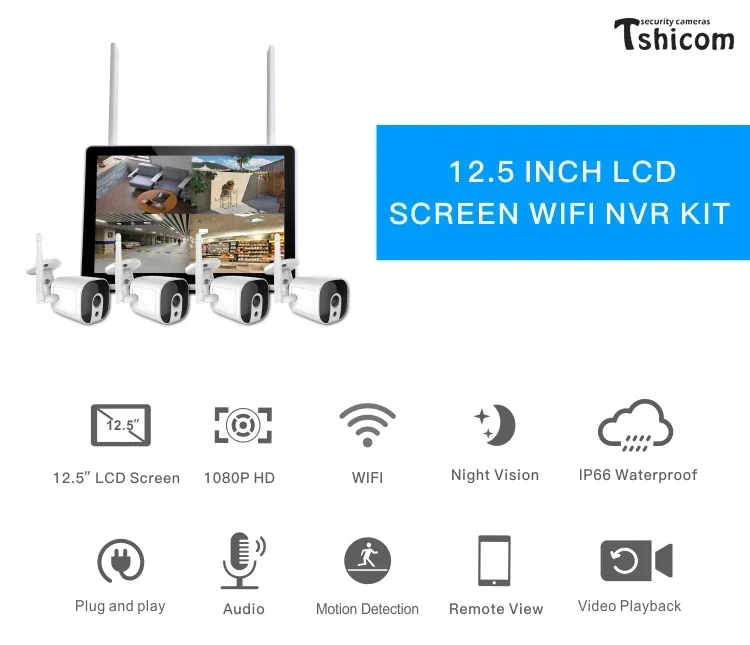 Kit NVR Wi-Fi intelligent TUYA - Home Security Kit With Camera avis et prix