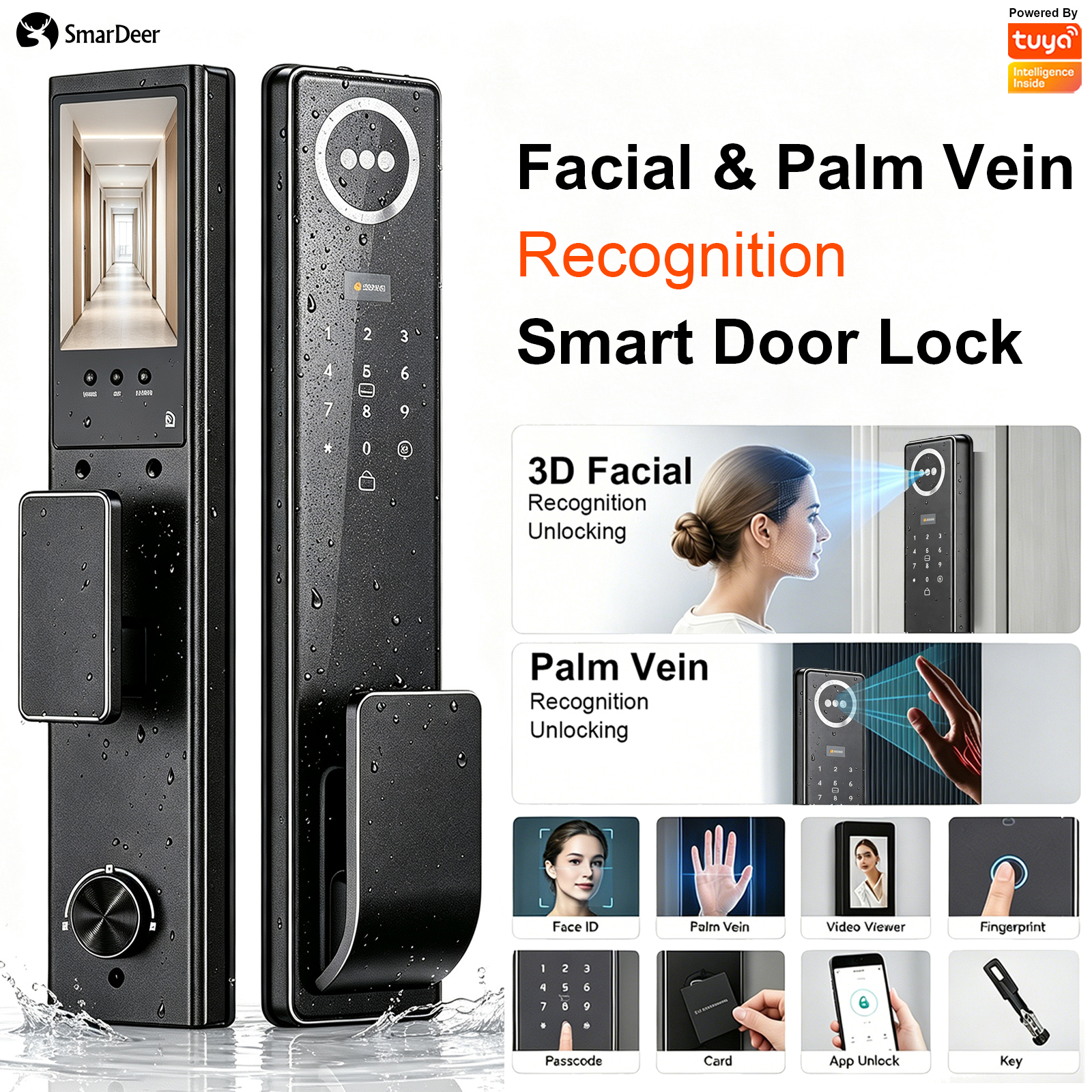 Serrure de porte intelligente  - Home Security Video avis et prix