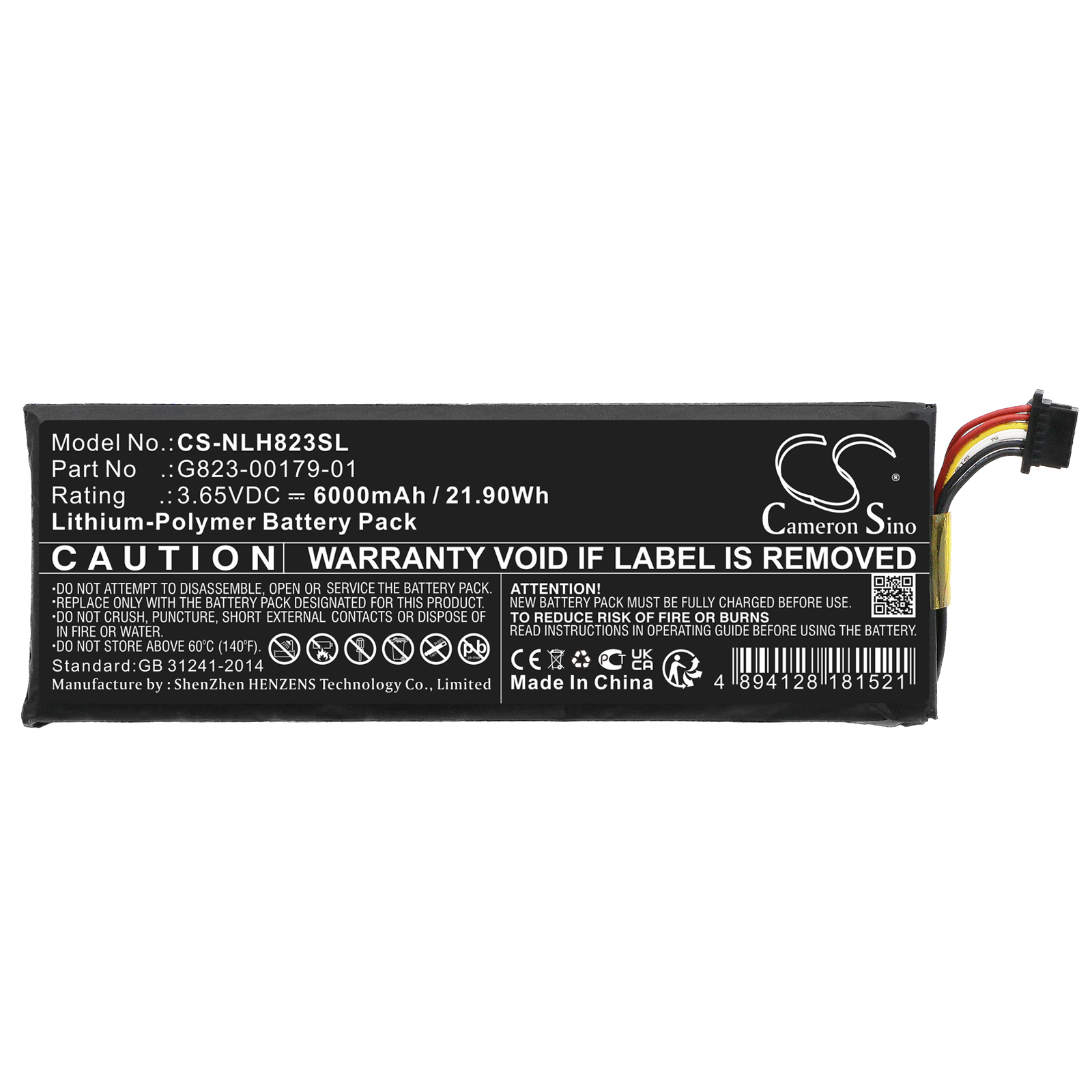 CameronSino batterie li-polymè - Home Security Battery Replacement avis et prix