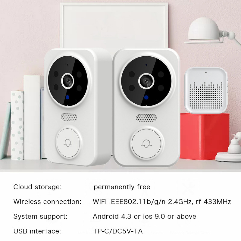 Sonnette de porte intelligente - Home Security Video avis et prix