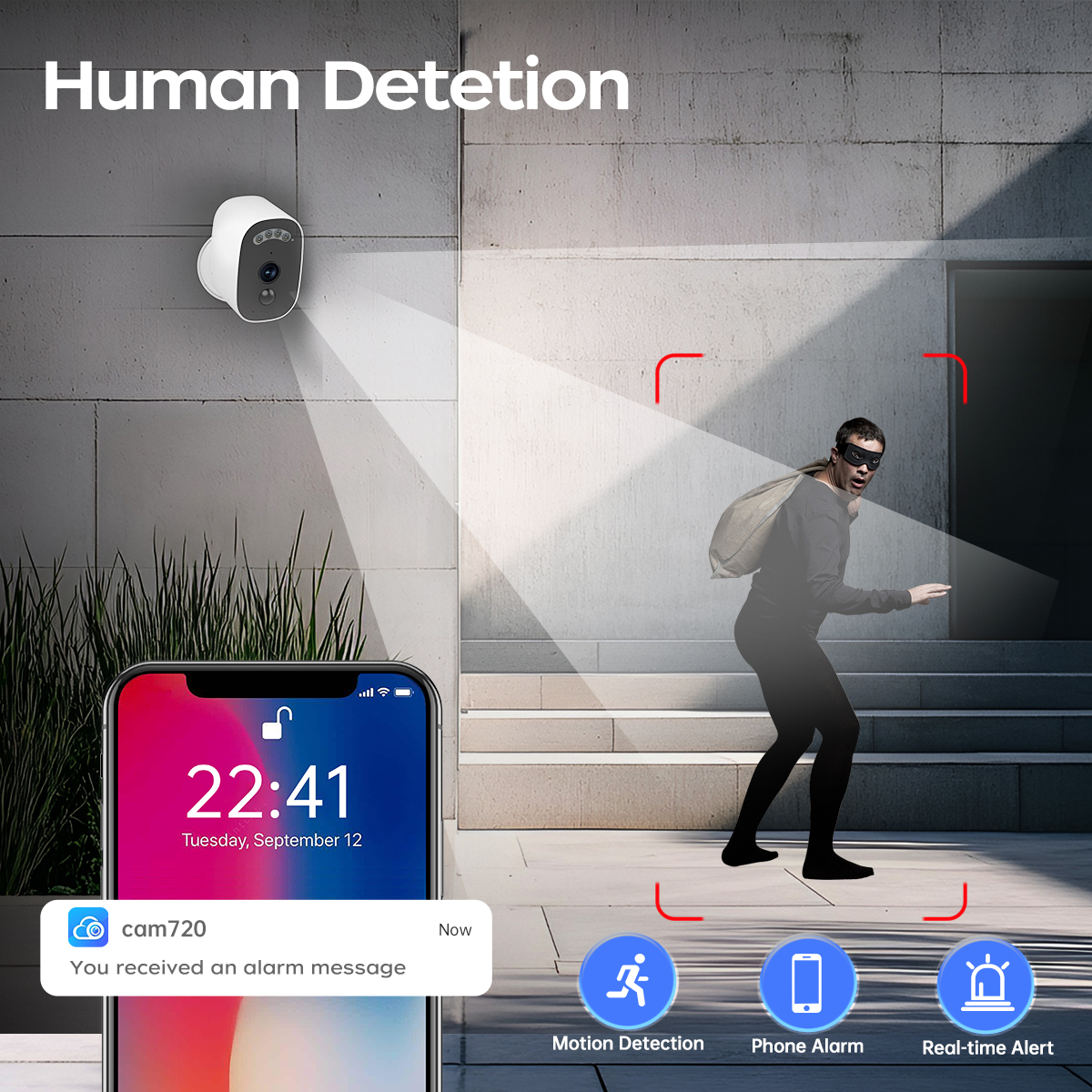 Jooan 3K HD caméra de sécurité - Home Security Cameras Wireless avis et prix