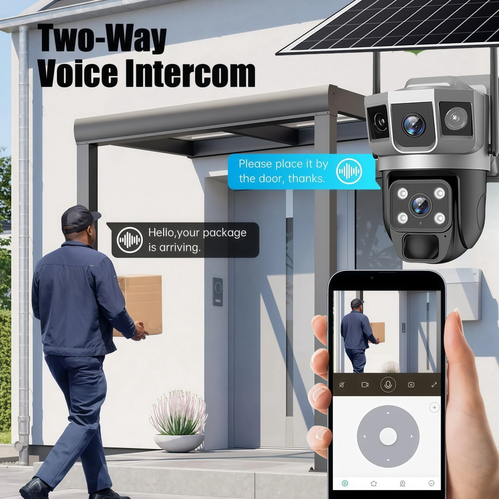 Caméra de surveillance solaire - Home Security Camera Installation avis et prix