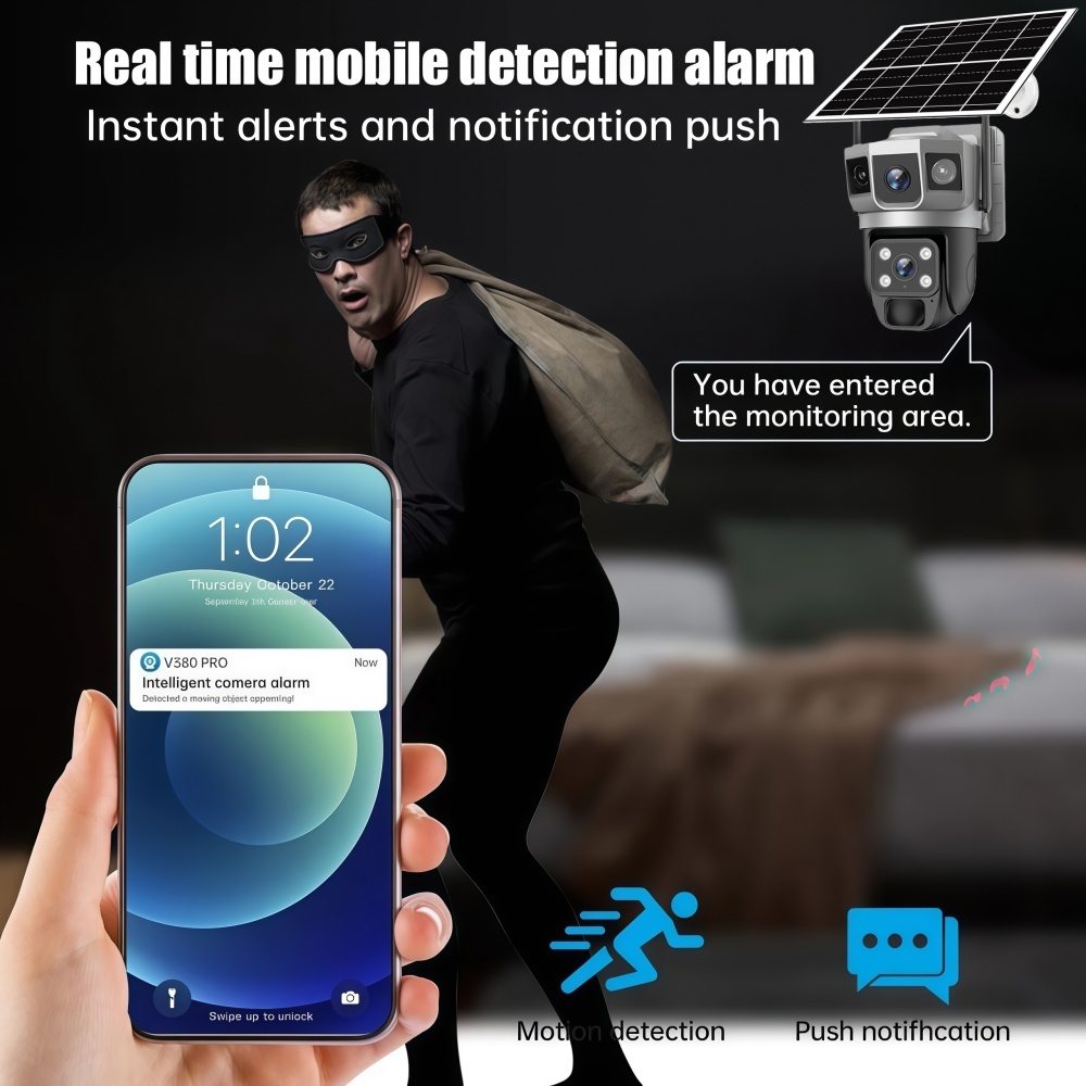 Caméra de surveillance solaire - Home Security Camera Installation avis et prix