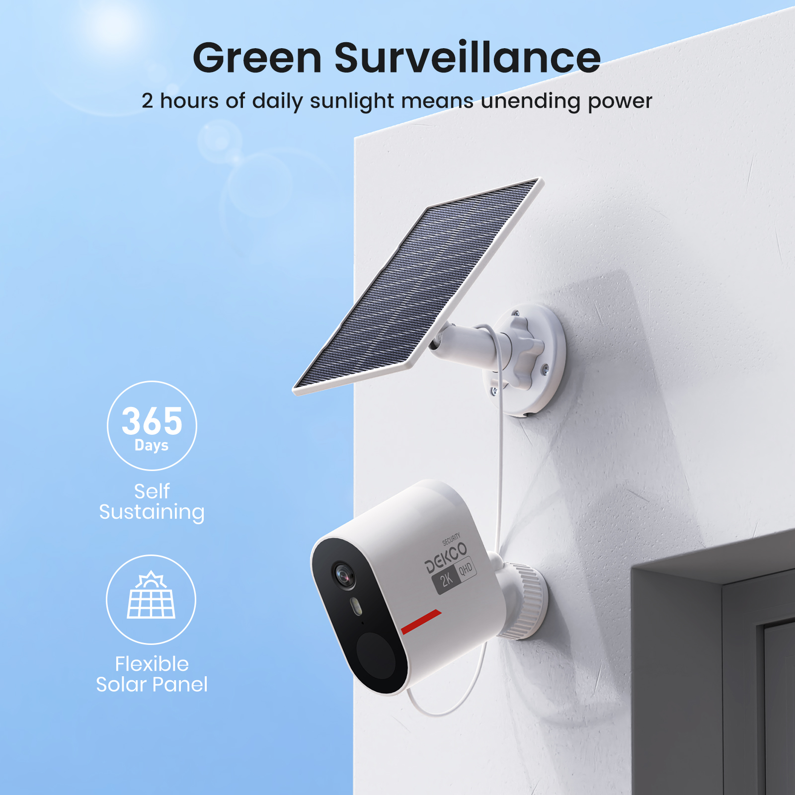 Système de caméra solaire WiFi - Home Security Cameras Wireless avis et prix