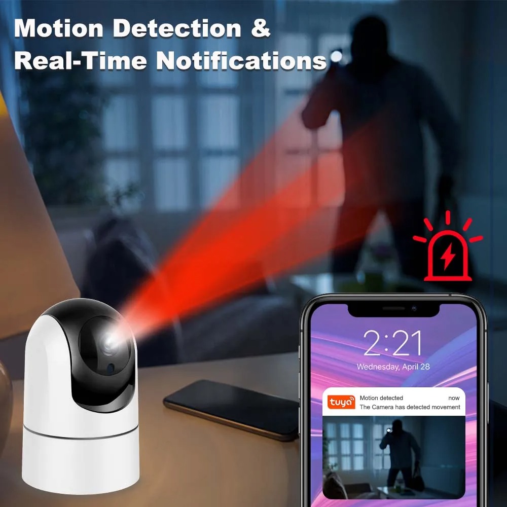 Caméra WiFi 6MP Tuya Smart Hom - Home Security Google Camera avis et prix