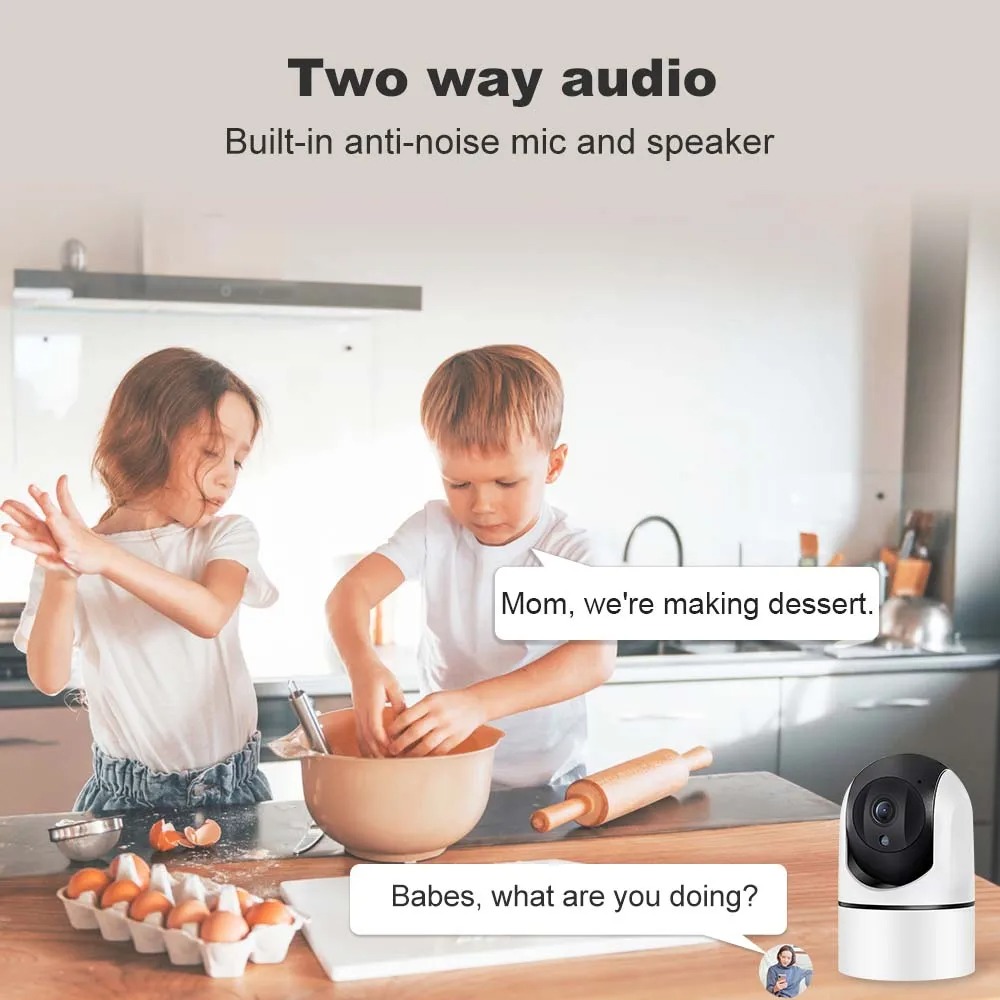 Caméra WiFi 6MP Tuya Smart Hom - Home Security Google Camera avis et prix