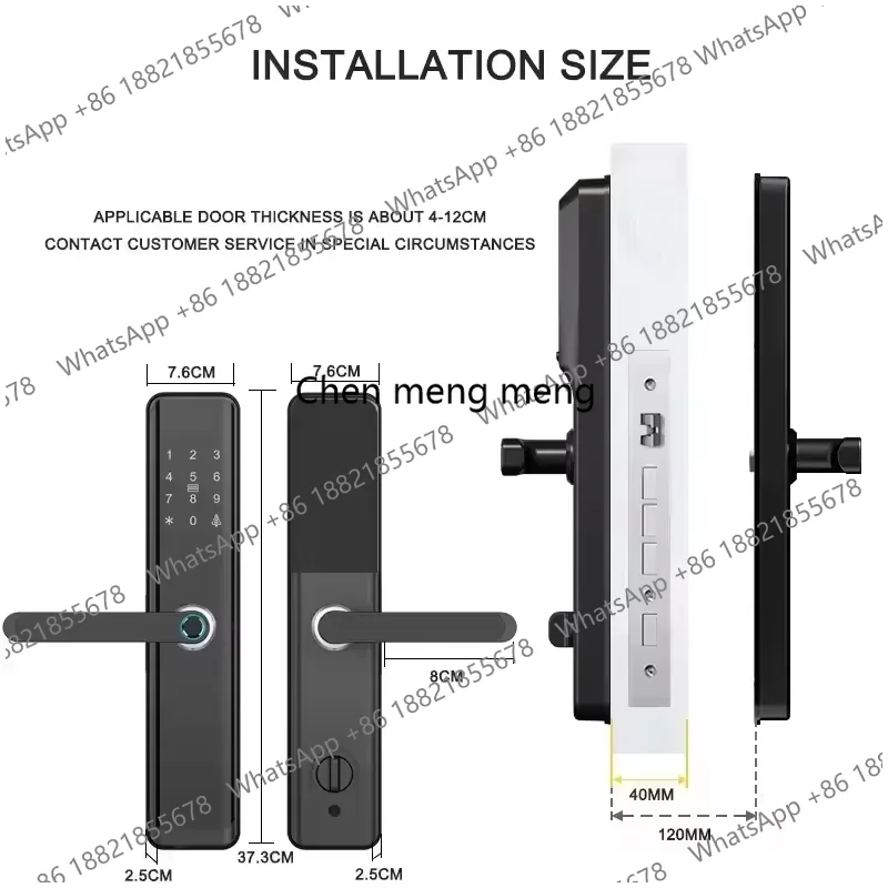 Serrure de porte intelligente  - Home Security Battery Replacement avis et prix