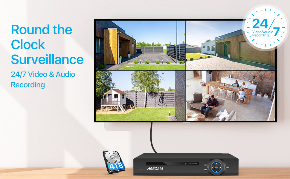 Super 8MP POE NVR enregistreur - Home Security Camera avis et prix