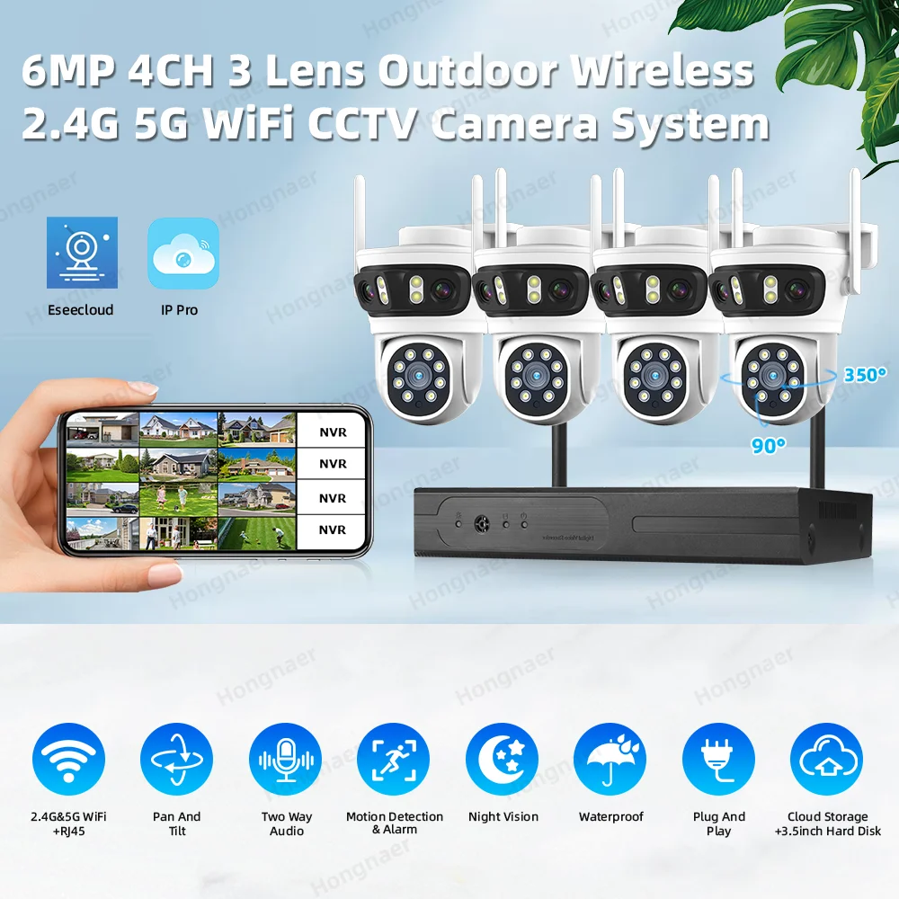 Kit Système de Caméras de Surv - Home Security Cameras Wireless avis et prix