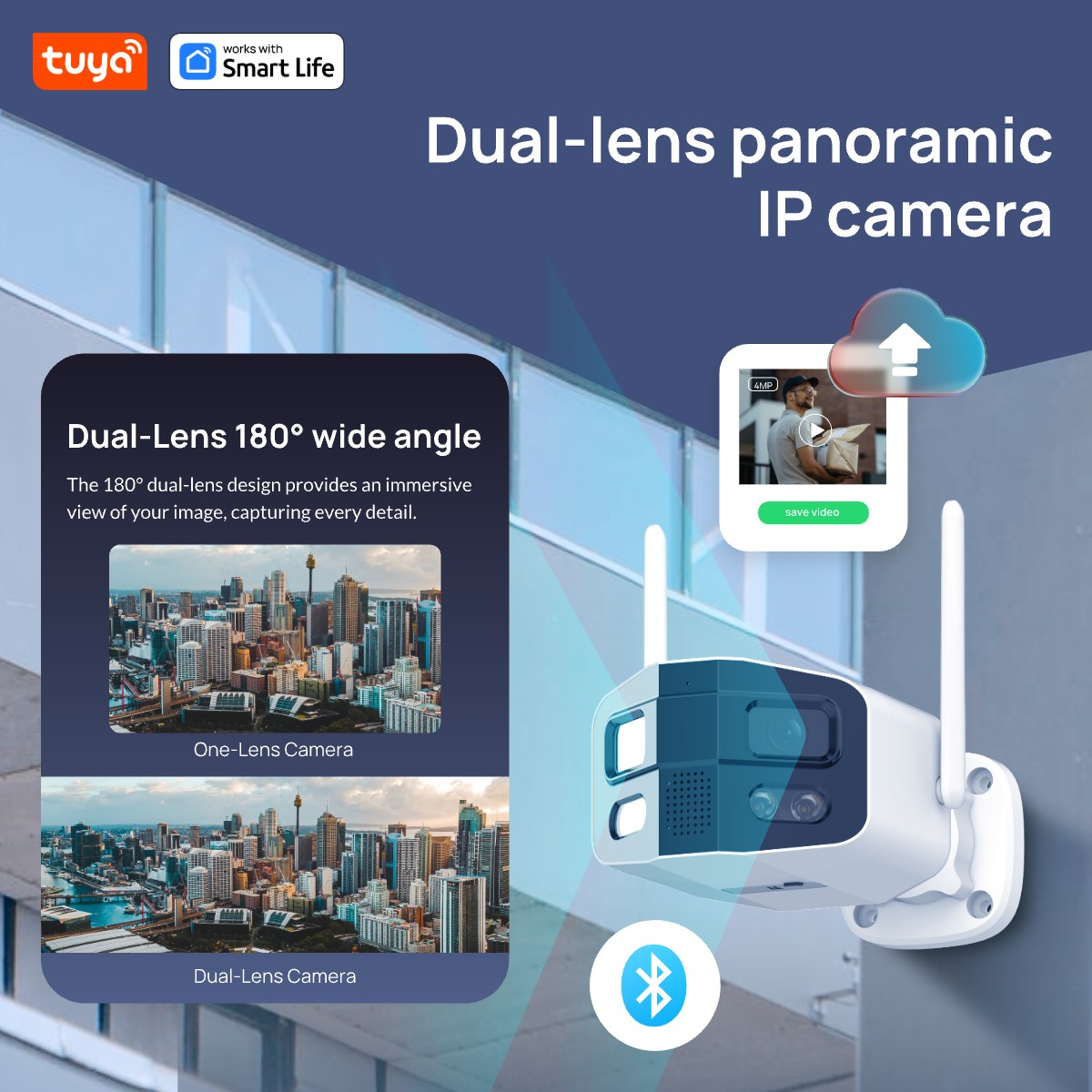 Tuya Smart 4MP 2,5K double obj - Home Security Camera Xiaomi avis et prix
