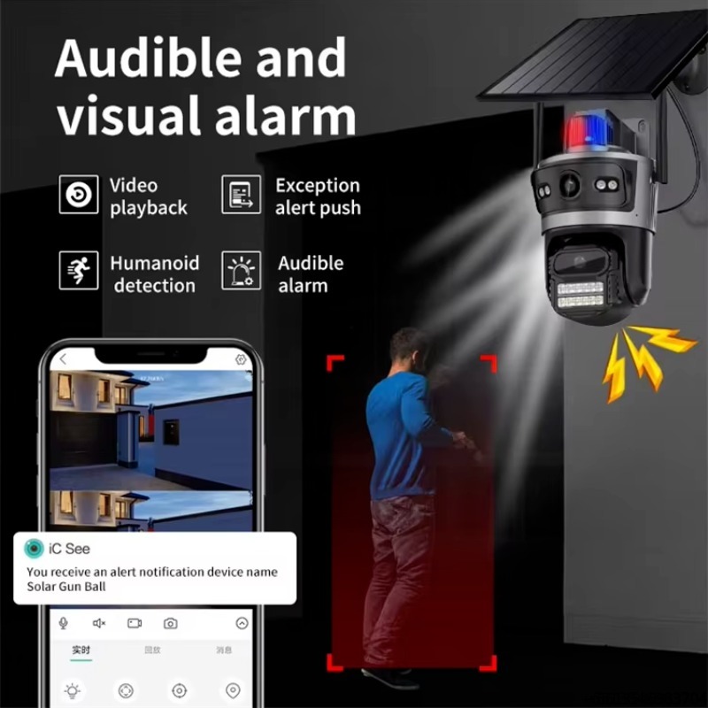 Caméra de surveillance solaire - Home Security Cameras Wireless avis et prix