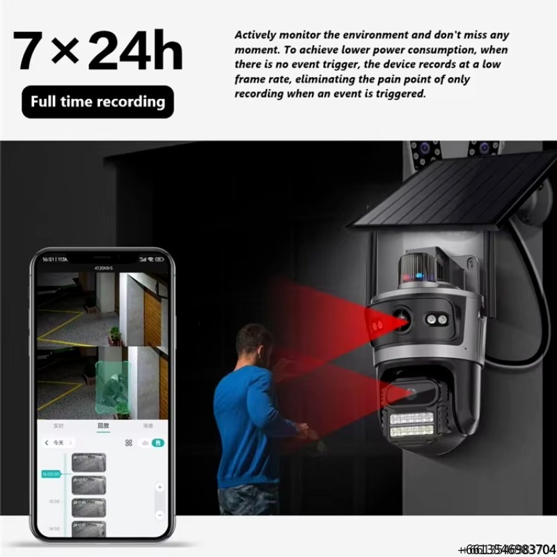 Caméra de surveillance solaire - Home Security Cameras Wireless avis et prix