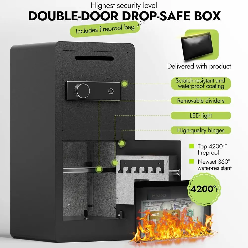 Coffre-fort biométrique avec f - Safe Box Digital avis et prix