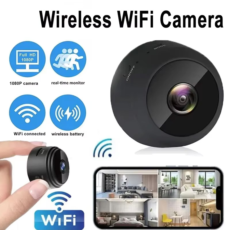 Nouveau A9 caméra Wifi 1080p H - Home Security Cameras Wireless avis et prix