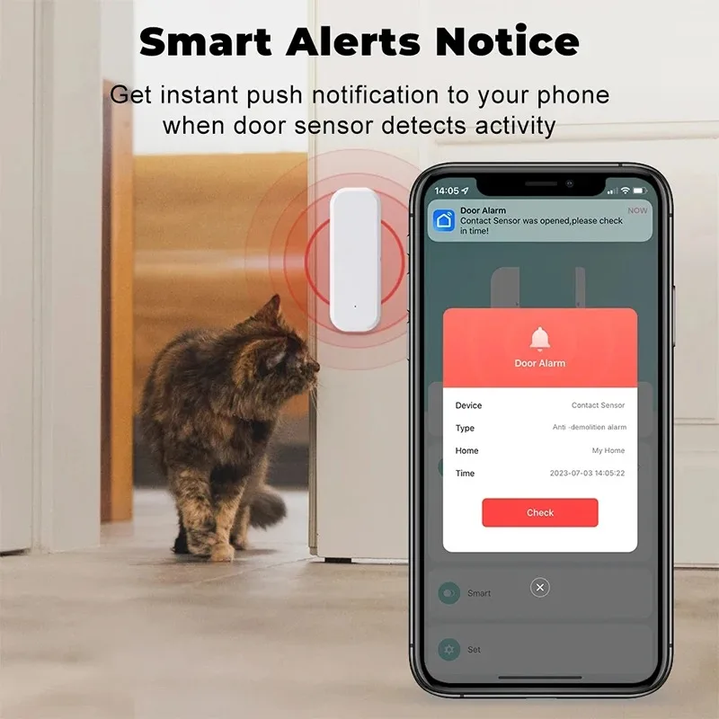 Capteur de porte/fenêtre intel - Sim Gsm Alarm avis et prix