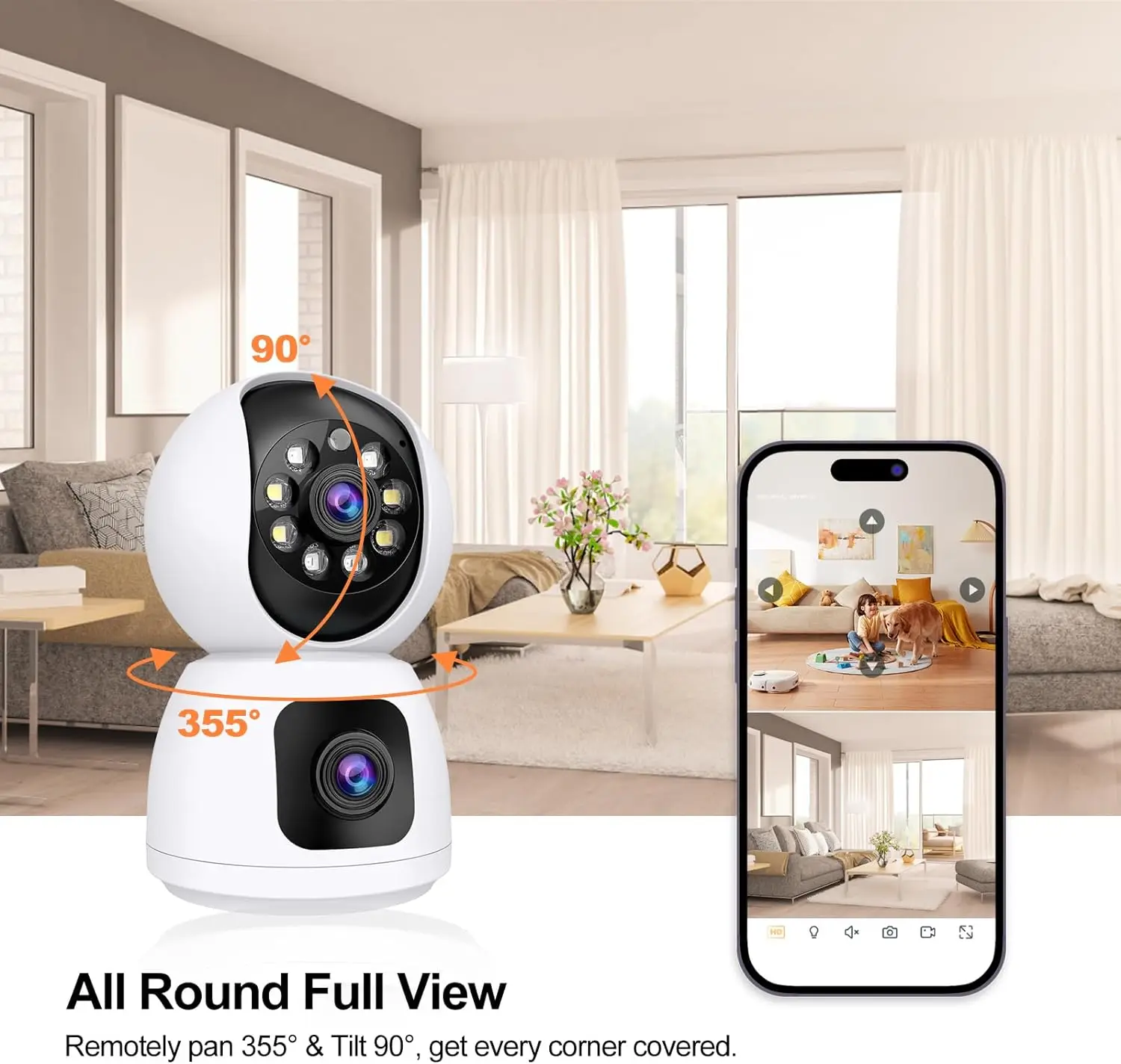 Tuya 4K 8MP HD WiFi caméra int - Home Security Google Camera avis et prix