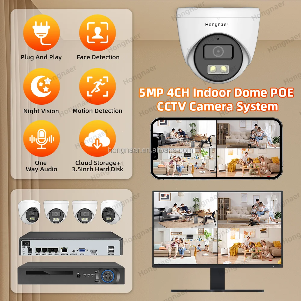 Kit de Système de Surveillance - Home Security Kit With Camera avis et prix
