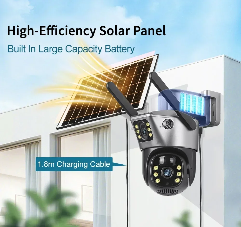 Tahlitech caméra solaire 4G Si - Home Security Cameras Wireless avis et prix