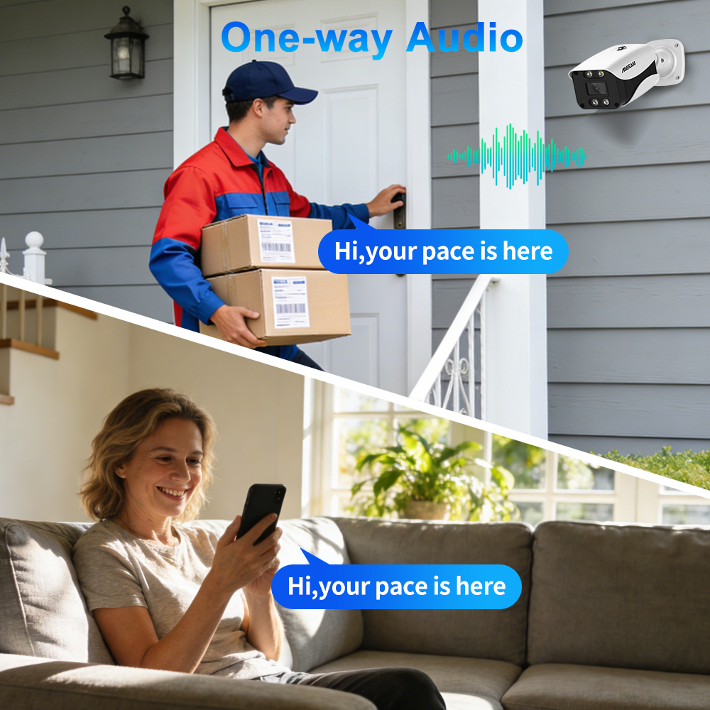 8MP 4K camera video surveillan - Home Security Kit With Camera avis et prix
